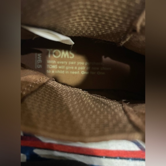 Toms Ella Pull On Chelsea Boot double elastic gore ankle suede low heel tan - Picture 5 of 6